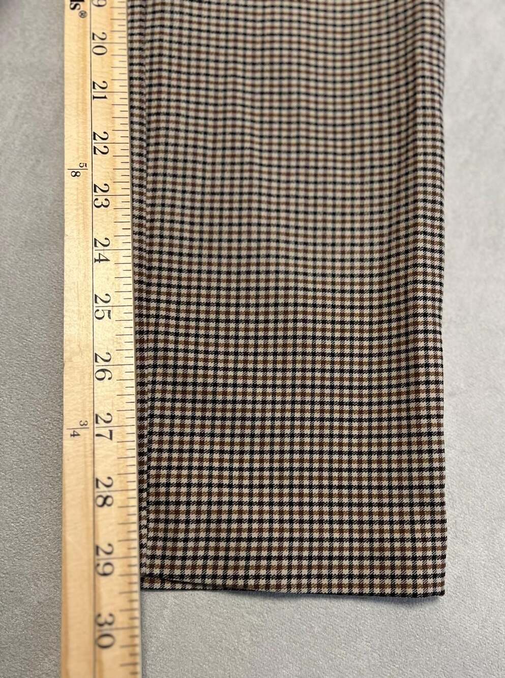 Rafaella Women's Brown Plaid Trousers Size 10 - Picture 6 of 10